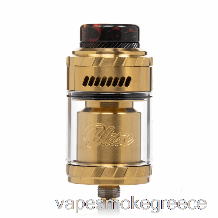Vape Greece Thunderhead δημιουργίες Blaze Solo 25mm Rta Gold